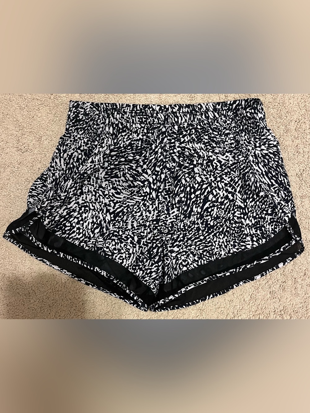 Mesh Racer Run Mid Rise 4" Short
